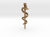 Snake rod pendant (medicine) 3d printed 