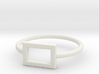 Midi Ring, chic and subtle, 14mm inner diameter 3d printed 