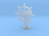 1:144 Scale Ship's Wheel 3d printed 