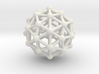 Pentakis Icosidodecahedron w/ Orb Desk Toy 3d printed 
