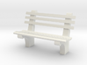 1:24 Park Bench Sixties (Not Full Scale) 3d printed 