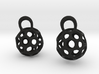 Honeycomb earring charms 3d printed 