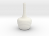 Twisted red cap water bottle 3d printed 