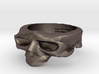 Splitted Skull Ring 3d printed 