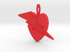 budget heart lightening pendant 3d printed 