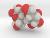 Lactose molecule (x40,000,000, 1A = 4mm) 3d printed 