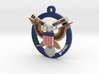 US Great Seal Emblem_Keychain 3d printed 