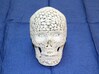 Lace Skull, Full Size 3d printed Photo shows the half-size version
