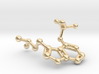 Psilocybin Molecule Keychain Necklace 3d printed 