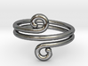 Swirl Design Ring 3d printed 