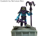 Skeletor's Havoc Staff scaled for Minimates 3d printed Custom by Nervous Rex