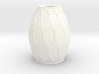 Oval Closed Pattern Vase Medium 3d printed 