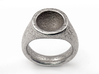 Grail Ring 3d printed Stainless Steel