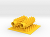 Corn Gears 3d printed 