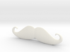 "Italian" Moustache Tie Bar (Plastics) 3d printed 
