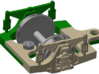 HO scale Hodges trailing truck for ATSF steam loco 3d printed wheelset & screw not included