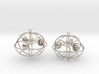 The anemometer earrings 3d printed 