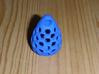 Big Patterned Egg Bell Pendant - Plastic Material 3d printed 