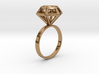 Wireframe Diamond Ring (size 7) 3d printed 