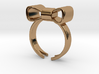 Don't Forget Me Bow Ring 3d printed 