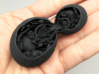Cell division 3d printed Black Strong & Flexible print of previous model version.