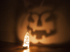 In the shadows - A Halloween Pumpkin Projection  3d printed Halloween pumpkin wall projection