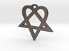 Heartagram (L) 3d printed LIMITED TIME ONLY. FOR ALL STEEL MATERIAL PRICE SET LOW.