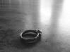 GeoJewel Ring US Size 6 UK Size M 3d printed Polished Silver GeoJewel Ring