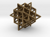 Isometric Vector Matrix - 64 Tetrahedron Grid  3d printed 