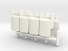  HO scale Theater Seats3 sets of 4 seats 3d printed 