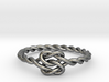True Lover's Knot Ring 3d printed 
