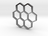 honeycomb pendant 3d printed 