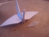 Origami Crane 3d printed 