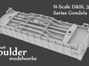 N-Scale D&SL 30000 Series Gondola 3d printed 