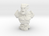 Gargoyle Bust 1 (4.5in - 11.4cm) 3d printed 