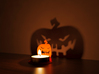 Halloween Pumpkin Tea Candle Holder 3d printed 