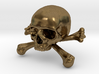 58mm 2.28in Skull & Bones Skull Crane Schädel 3d printed 