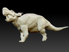 Evading Pachyrhinosaurus canadensis - 1/72 3d printed Zbrush render of the model