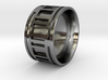 Turbine-E Ring - Size 8.75 3d printed 