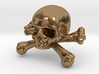 12mm .47in Skull & Bones for earring 3d printed 