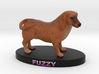 Custom Dog Figurine - Fuzzy 3d printed 