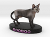 Custom Cat Figurine - Booboo 3d printed 