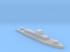 1/700th scale WW2 Hungarian armoured boat 3d printed 