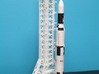 1/400 NASA LUT levels 13-18 Launch Umbilical Tower 3d printed A customers unfinishe model with Saturn V Skylab & MLP.