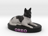 Custom Dog Figurine - Oreo 3d printed 