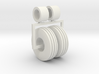 1:64 4 Rib 11.00-16 front tractor tires and wheels 3d printed 