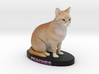 Custom Cat Figurine - Peaches 3d printed 