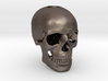 25mm 1in Keychain Bead Human Skull 3d printed 