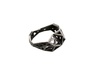 Slim Triangulated Ring in Metal 3d printed 