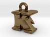 3D Monogram Pendant - KFF1 3d printed 